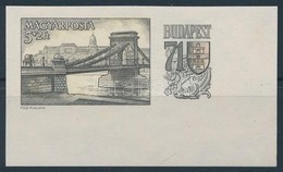 ** 1969 Budapest '71 (I.) ívsarki Vágott Bélyeg - Other & Unclassified