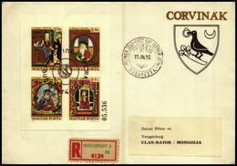 1970 Bélyegnap (43.) Vágott Blokk FDC-n (3.500) - Sonstige & Ohne Zuordnung