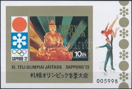 ** 1971 Téli Olimpia Vágott Blokk (3.500) - Autres & Non Classés