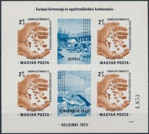 ** 1973 Európai Biztonsági és Együttműködési Konferencia I. Vágott Blokk (25.000) - Autres & Non Classés