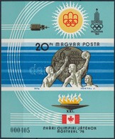 ** 1976 Olimpiai érmesek (III.) - Montreal Vágott Blokk (3.500) - Autres & Non Classés