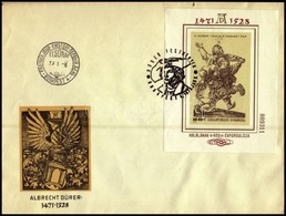 1979 Festmény (XVIII.) - Albrecht Dürer Vágott Blokk FDC-n (7.000) - Autres & Non Classés