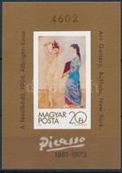 ** 1981 Festmények (XIX.) - Picasso Vágott Blokk (10.000) - Autres & Non Classés
