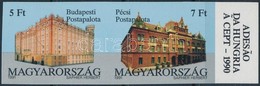 ** 1991 Magyarország Csatlakozása A CEPT-hez Vágott összefüggő Pár (5.000) - Autres & Non Classés