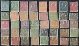 ** Románia 1920-1922 Ferdinánd 40 Db Bélyeg Stecklapon - Other & Unclassified