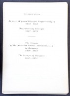 Madarász Gyula: Az Osztrák Posta Bélyegei Magyarországon 1850-1871 Kiadáskori Fénymásolata, Papír Dossziéban - Andere & Zonder Classificatie