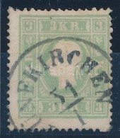 O 1858 3kr Világoszöld '(F)ÜNFKIRCHEN' - Other & Unclassified