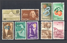 Israel 1956: Mi.131-139, Jahrgang Kompl./ Yearset  Complete,  O Gestempelt / Cancelled, S. Scan - Annate Complete