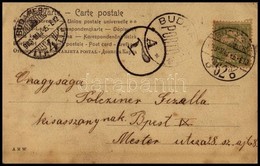 1903 Képeslap 'BUDAPEST PORTO A' + '7' Portóbélyegzésekkel - Other & Unclassified