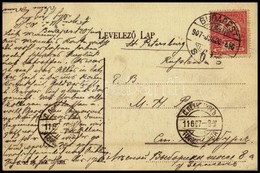 1907 Képeslap Turul 10f Bérmentesítéssel Az Orosz Birodalomba Küldve, Szentpétervár érkezési Bélyegzéssel - Other & Unclassified