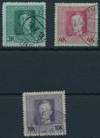 O 1917-1918 Károly Fejes Forgalmi Sor 3K, 4K, 10K (13.900) - Andere & Zonder Classificatie