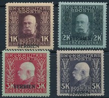 ** * Szerbia Részére 1916 Forgalmi  Sor 1K Postatiszta, 2K, 3K, 5K Falcos (32.500) - Andere & Zonder Classificatie