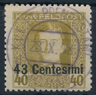 O Olaszország Részére 1918 Forgalmi 43C/40h 11 1/2 Fogazással - Andere & Zonder Classificatie