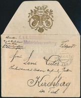 1915 Dekorativ Boríték ,,K.u.k. LOKOMOTIVFELDBAHN No 1. Materialverwaltung' + ,,FP 150' - Other & Unclassified