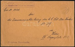 1916 Tábori Posta Levél / Field Post Cover 'K.u.k. RESERVESPITAL Wrschowitz In Sternthal Bei Pettau Süd Steiermark' - Autres & Non Classés