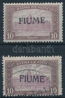 ** O Fiume 1918 2 Db Parlament 10K Garancia Nélkül - Autres & Non Classés