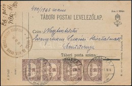 1923 Levelezőlap 4 X Hivatalos 10K Bélyeggel Bérmentesítve - Andere & Zonder Classificatie