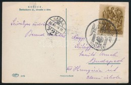 1938 Képeslap ,,KASSA VISSZATÉRT' Bélyegzéssel - Other & Unclassified