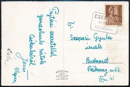 1944 Képeslap ,,CSÓKAKŐ' Postaügynökségi Bélyegzővel - Autres & Non Classés