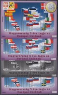 ** 2009 Magyarország 5 éve Tagja Az Európai Uniónak Emlékív Garnitúra Azonos Sorszámmal - Sonstige & Ohne Zuordnung