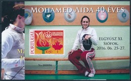 ** 2016 Mohamed Aida Emlékív Pár - Magyar Vívó Világbajnokok Az ELGYŰSZ XI. Kiállításon No.: 000086 - Andere & Zonder Classificatie