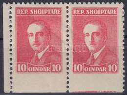 ** 1925  Forgalmi Mi 136B Alul Fogazatlan ívsarki Pár - Other & Unclassified