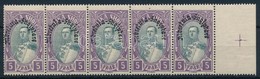 ** 1928 Mi 198 ívszéli ötöscsík - Other & Unclassified