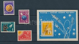 ** 1962 Világűr Meghódítása (I) Sor Mi 663-666 + Blokk Mi 9 - Other & Unclassified