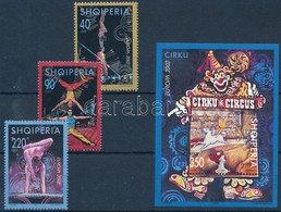 ** 2002 Europa CEPT Cirkusz Sor + Blokk,
Europa CEPT Circus Set + Block
Mi 2866-2868+138 - Andere & Zonder Classificatie