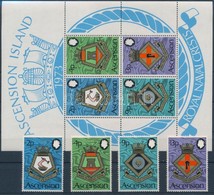 ** 1973 Királyi Haditengerészet Sor Mi 166-169 + Blokk 6 - Other & Unclassified