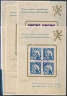 1919 Légió Bélyeg Sor Mi 34-39 4-es Tömbökben 6 Db Emléklapon - Sonstige & Ohne Zuordnung