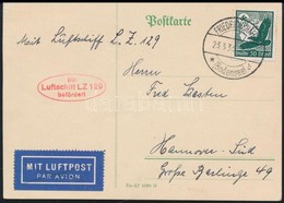 1936 Hindenburg Léghajó Levelezőlap - Sonstige & Ohne Zuordnung