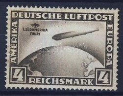 ** 1930 Zeppelin Südamerika- Fahrt 4RM Mi 439Y, Pici Gumihiba / Small Gum Disturbance - Other & Unclassified