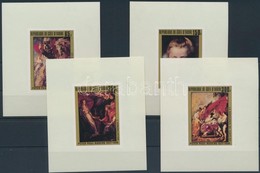 ** 1978 Rubens Festmények Mi 537-540 De Luxe Blokksor - Andere & Zonder Classificatie
