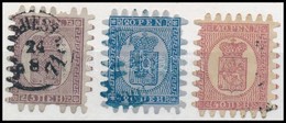 O 1866 Mi 5C, 8C, 9C  (Mi EUR 460.-) - Sonstige & Ohne Zuordnung