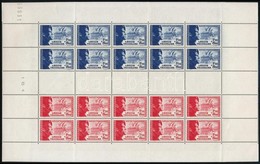 ** 1942 Tricolore Legion 10 Db Sor ívdarabban,
Tricolore Legion 10 Sets In Piece
Mi 576-577 - Other & Unclassified