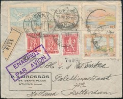 1927 Légi Levél Rotterdamba / Airmail Cover To Rotterdam - Sonstige & Ohne Zuordnung