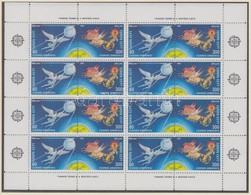 ** 1991 Europa CEPT Űrutazás Kisív Mi 1777 A-1778 A - Autres & Non Classés