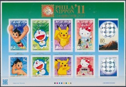 ** 2011 Nemzetközi Filatéliai Kiállítás FILANIPPON '11, Yokohama (I) Fólia ív,
International Philatelic Exhibition PHILA - Other & Unclassified