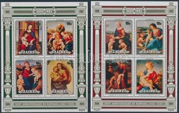 ** 1983 Raffaello Karácsonyi Festmény Blokksor,
Raffaello Christmas Painting Block Set
Mi 47-48 - Autres & Non Classés