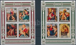 ** 1983 Karácsony, Festmények Blokksor,
Christmas, Paintings Blockset
Mi 47-48 - Andere & Zonder Classificatie