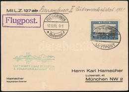 1931 Zeppelin 3. Dél-amerikai útja Képeslap / Zeppelin 3. South America Flight Postcard - Sonstige & Ohne Zuordnung