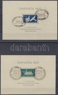 O 1937 DAPOSTA Bélyegkiállítás Mi Blokk 1a+b + 2a+b (apró Hibák / Minor Faults) - Other & Unclassified