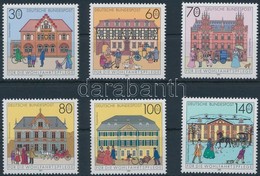 ** 1991 Történelmi Postahivatalok Sor,
Historical Post Offices Set
Mi 1563-1568 - Sonstige & Ohne Zuordnung