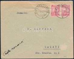 1926 Légi Levél / Airmail Cover 'BUCUREST' - Galatz - Sonstige & Ohne Zuordnung