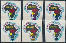 ** 1970 Légiposta Bélyegek öntapadós Sor,
Airmail Stamps Self-adhesive Set
Mi 475-480 - Autres & Non Classés