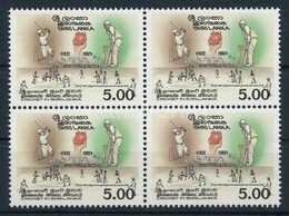 ** 1992 Krikett Négyestömb,
Cricket Block Of 4
Mi 1000 - Sonstige & Ohne Zuordnung