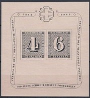 ** 1943 100 éves A Bélyeg Blokk Mi 8 - Andere & Zonder Classificatie