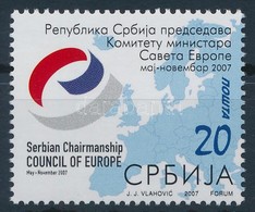 ** 2007 Szerbia Elnöksége Az Európa Tanácsban Bélyeg,
Presidency Of Serbia In The Council Of Europe Stamp
Mi 198 - Autres & Non Classés