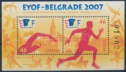** 2007 Olimpia, Belgrád Blokk,
Olympics, Belgrade Block
Mi 3 - Sonstige & Ohne Zuordnung